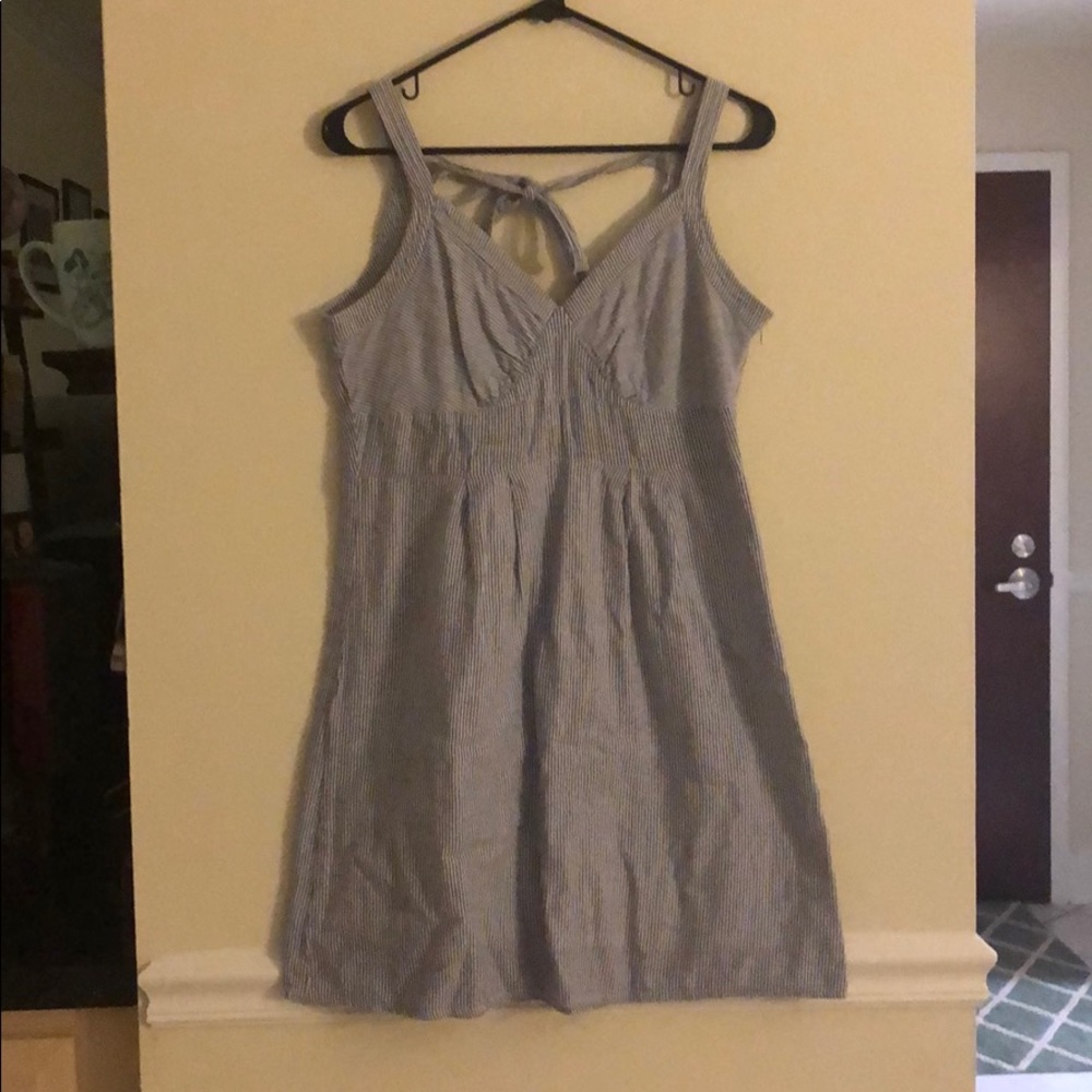 Francesca’s Collection Seersucker sleeveless dress